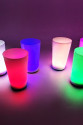 Glow Partisi Bardakları 6 Renk 6 Adet 1.5 oz 4.5 x 6.5 cm