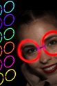 Glow Parti Gözlüğü Glow Partisi Yuvarlak Şekilli Fosforlu Gözlük 6 Adet Glow Parti Gözlüğü Glow Partisi Yuvarlak Şekilli Fosforlu Gözlük 6 Adet