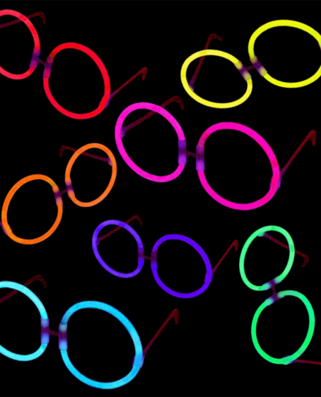 Glow Parti Gözlüğü Glow Partisi Yuvarlak Şekilli Fosforlu Gözlük 6 Adet Glow Parti Gözlüğü Glow Partisi Yuvarlak Şekilli Fosforlu Gözlük 6 Adet