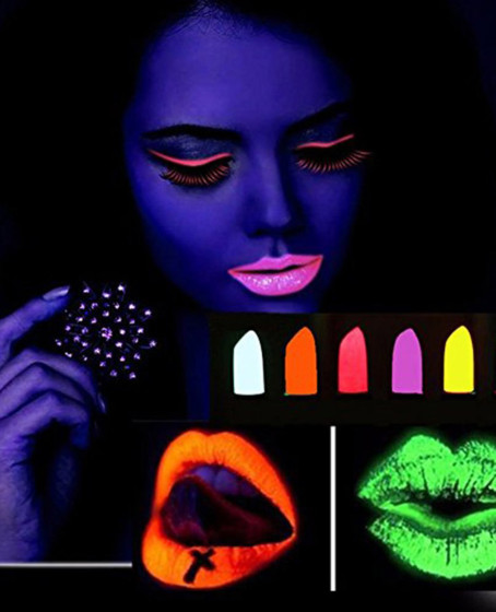 GlowPaint 6’lı Neon Boya – UV Işıkta Parlayan Makyaj Seti