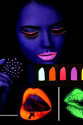 GlowPaint 6’lı Neon Boya – UV Işıkta Parlayan Makyaj Seti