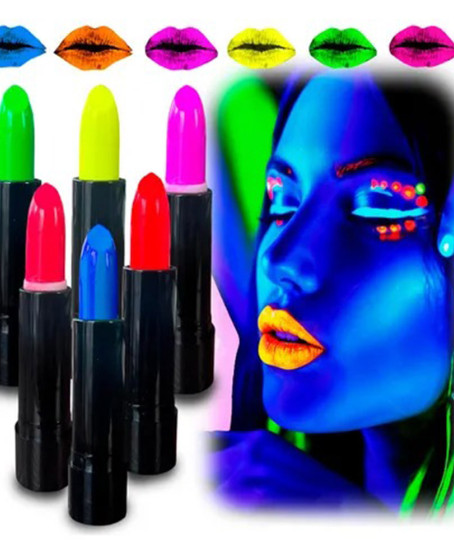 GlowPaint 6’lı Neon Boya – UV Işıkta Parlayan Makyaj Seti