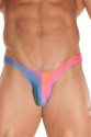 Gökkuşağı Desenli Erkek Slip
