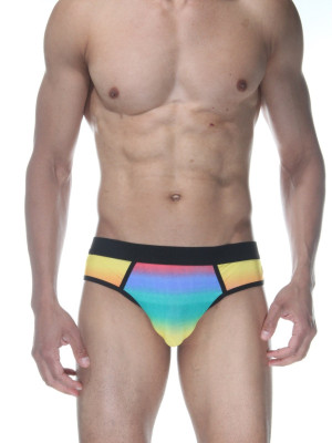 Gökkuşağı Jockstrap Fantezi İç Giyim