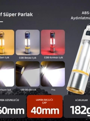 Gold Police GP-222 Çok Fonksiyonlu Kamp Lambası 1000 Lümen Gold Police GP-222 Çok Fonksiyonlu Kamp Lambası 1000 Lümen