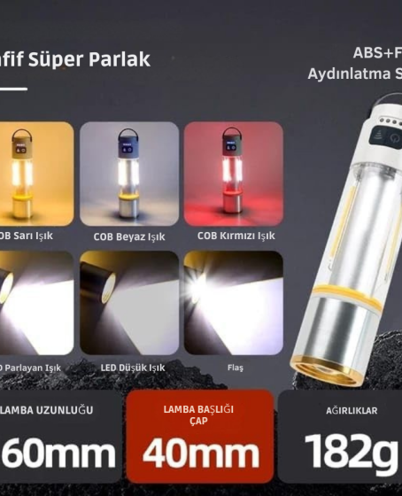 Gold Police GP-222 Çok Fonksiyonlu Kamp Lambası 1000 Lümen Gold Police GP-222 Çok Fonksiyonlu Kamp Lambası 1000 Lümen