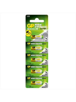 GP 27A 12V Alkalin Pil 5'li Paket GP 27A 12V Alkalin Pil 5'li Paket