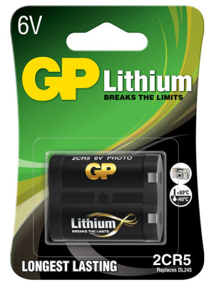 GP 2CR5 / DL245 6V Lityum Pil GP 2CR5 / DL245 6V Lityum Pil