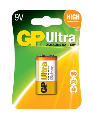 GP 9V Ultra Alkalin Pil