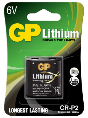 GP CR-P2 6V Lityum Pil GP CR-P2 6V Lityum Pil