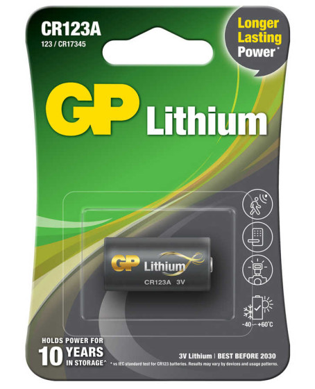 GP CR123A 3V Lityum Pil