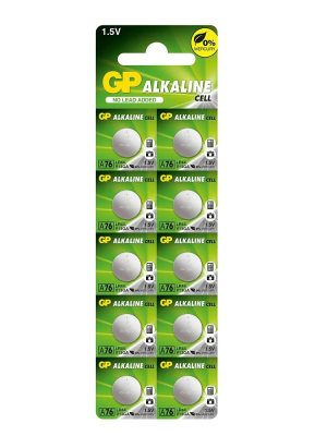 GP LR44 A76 1.5V Alkalin Pil 10'lu Paket