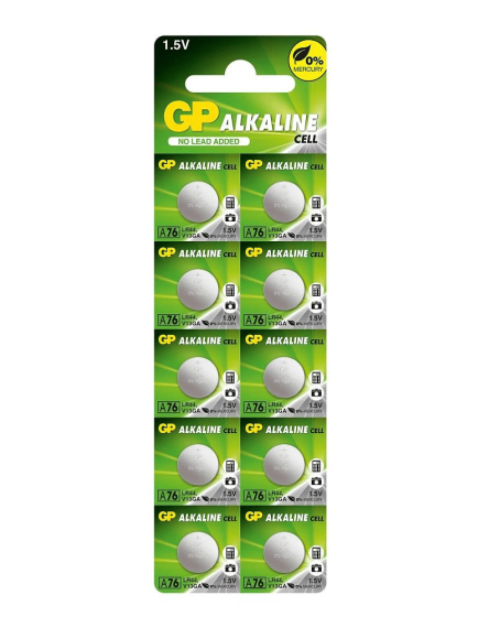 GP LR44 A76 1.5V Alkalin Pil 10'lu Paket