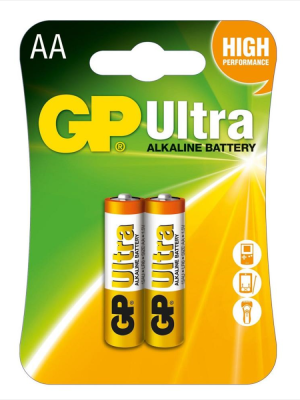 GP Ultra Alkalin AA Kalem Pil 2li GP Ultra Alkalin AA Kalem Pil 2li