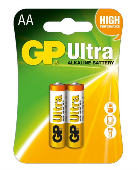 GP Ultra Alkalin AA Kalem Pil 2li