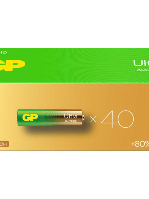 GP Ultra Alkalin AA Kalem Pil 40'lı Paket