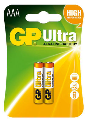 GP Ultra Alkalin AAA İnce Kalem Pil 2li GP Ultra Alkalin AAA İnce Kalem Pil 2li