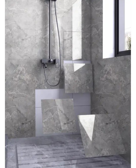 GRİ MERMER DESEN DUVAR STİCKER (30*30)
