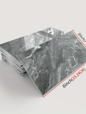Gri Mermer Desenli Alüminyum Plastik Duvar Sticker