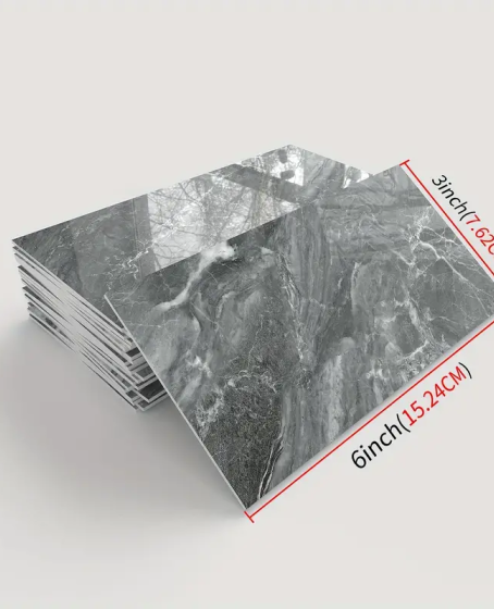 Gri Mermer Desenli Alüminyum Plastik Duvar Sticker Gri Mermer Desenli Alüminyum Plastik Duvar Sticker