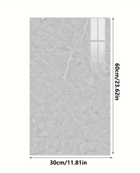 Gri Mermer Desenli Alüminyum Plastik Duvar Sticker Gri Mermer Desenli Alüminyum Plastik Duvar Sticker