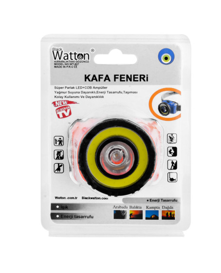 Güçlü Pilli Kafa Lambası Wt-607