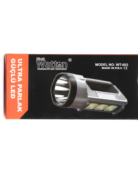 Güçlü Şarjlı Fener Masa Lambası Wt-603
