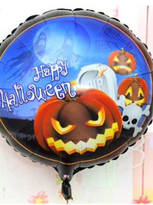 Happy Halloween Balkabağı Folyo Balon 18 inç Happy Halloween Balkabağı Folyo Balon 18 inç