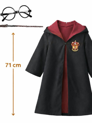 Harry Potter Çocuk Bebek Kostüm Seti – Asa Gözlük Pelerin 71 cm (2-4 Yaş) Harry Potter Çocuk Bebek Kostüm Seti – Asa Gözlük Pelerin 71 cm (2-4 Yaş)