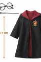 Harry Potter Çocuk Bebek Kostüm Seti – Asa Gözlük Pelerin 71 cm (2-4 Yaş)