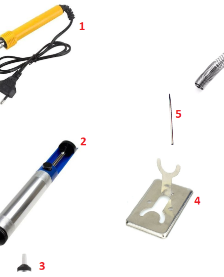 Havya Lehim Set 30 W - 6 Parça Lehim Seti