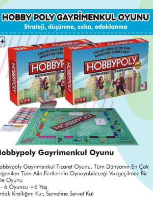 Hobby Poly Gayrimenkul Emlak Ticareti Oyunu
