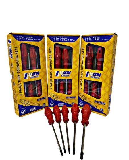 Hon 5 Parça Torx Tornavida Seti