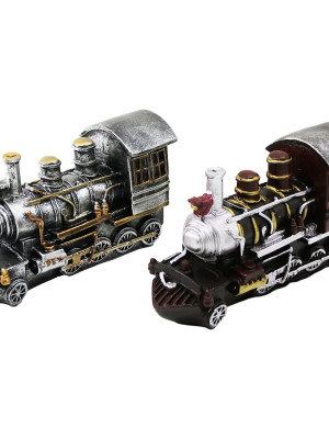 KUMBARA TREN VİNTAGE DEKORATİF BİBLO KUMBARA RENKLİ 20X12X8CM REÇİNE KUMBARA TREN VİNTAGE DEKORATİF BİBLO KUMBARA RENKLİ 20X12X8CM REÇİNE