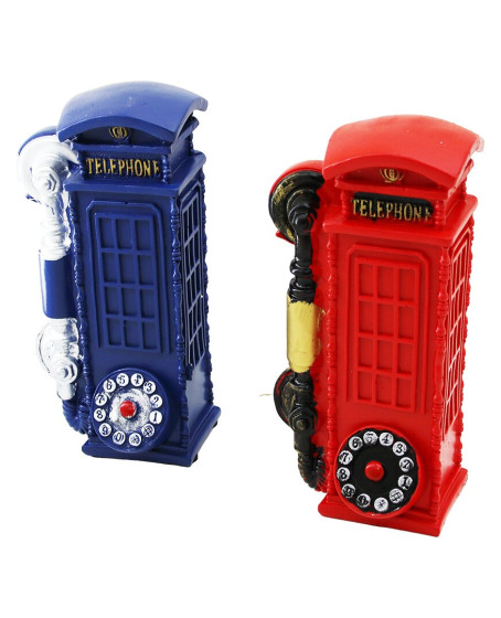 KUMBARA TELEFON KULÜBESİ VİNTAGE DEKORATİF BİBLO KUMBARA RENKLİ 20X6X6CM REÇİNE KUMBARA TELEFON KULÜBESİ VİNTAGE DEKORATİF BİBLO KUMBARA RENKLİ 20X6X6CM REÇİNE