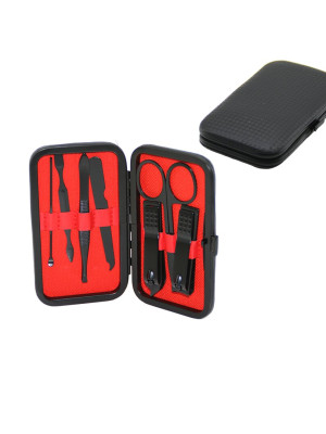 7 PCS - SİYAH MANİKÜR - PEDİKÜR SETİ SİYAH CÜZDAN MODELİ ÇANTALI 7 PCS - SİYAH MANİKÜR - PEDİKÜR SETİ SİYAH CÜZDAN MODELİ ÇANTALI