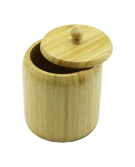 AHŞAP BAMBU ŞEKERLİK KAPAKLI ÇAP: 11.3CM DERİNLİK: 11CM NO:12 AHŞAP BAMBU ŞEKERLİK KAPAKLI ÇAP: 11.3CM DERİNLİK: 11CM NO:12