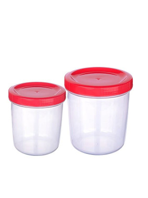 İçiçe Geçen 2 li saklama kabı  (250ve 400ml)