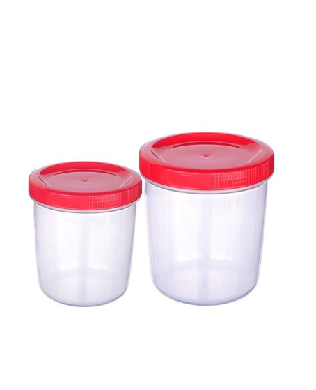 İçiçe Geçen 2 li saklama kabı  (250ve 400ml)