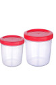 İçiçe Geçen 2 li saklama kabı  (250ve 400ml)