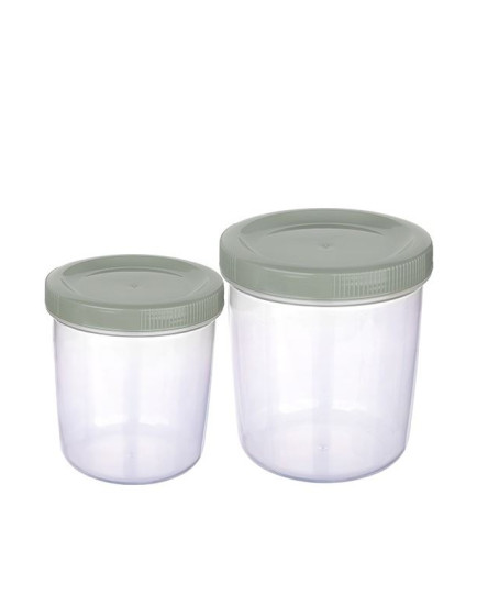 İçiçe Geçen 2 li saklama kabı  (250ve 400ml)