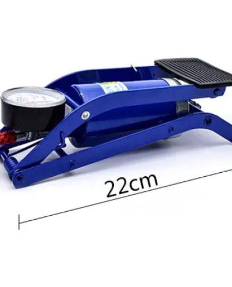 İnce Piston Araç Lastik Şişirme Göstergeli Ayak Pompası