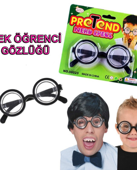 İnek Öğrenci Gözlüğü Şaka Gözlüğü İnek Öğrenci Gözlüğü Şaka Gözlüğü