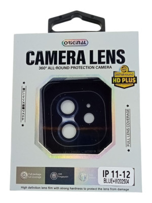 iPhone 11 / 12 / 12 Mini Uyumlu Safir Kamera Koruyucu Lens Mavi Renk