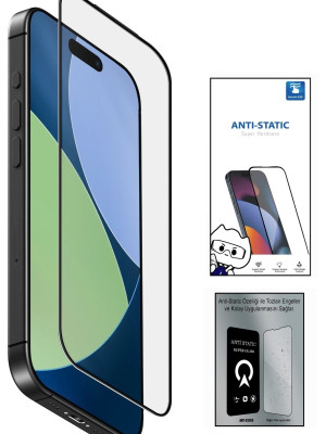 Samsung S23 FE 6D Anti Static Temperli Cam Ekran Koruyucu Kırılmaz Full Kaplama