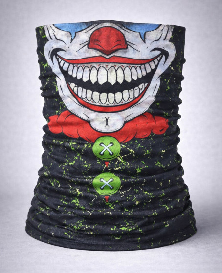 Joker Yüz Baskılı Baf Bandana - Çok Amaçlı Boyunluk Bandana 2 No