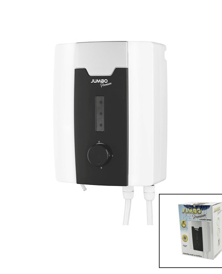 JUMBO PREMİUM BEYAZ ANİ SU ISITICI ELEKTRİKLİ ŞOFBEN DUŞ 7 EMNİYET TERMOSTAT 3 KADEMELİ 8000W JUMBO PREMİUM BEYAZ ANİ SU ISITICI ELEKTRİKLİ ŞOFBEN DUŞ 7 EMNİYET TERMOSTAT 3 KADEMELİ 8000W