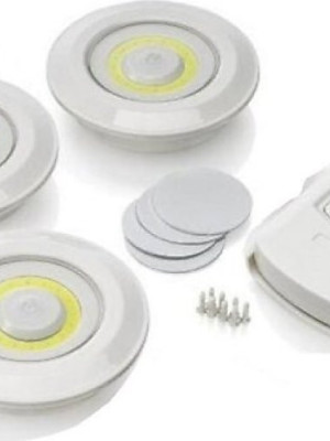 Kablosuz Uzaktan Kumandalı 3lü Led Lamba Seti Kablosuz Uzaktan Kumandalı 3lü Led Lamba Seti