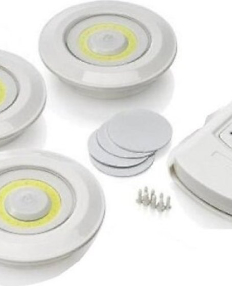 Kablosuz Uzaktan Kumandalı 3lü Led Lamba Seti
