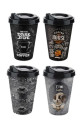 Kahve Bardağı - Kapaklı Desenli 650ML Kahve Bardağı - Kapaklı Desenli 650ML